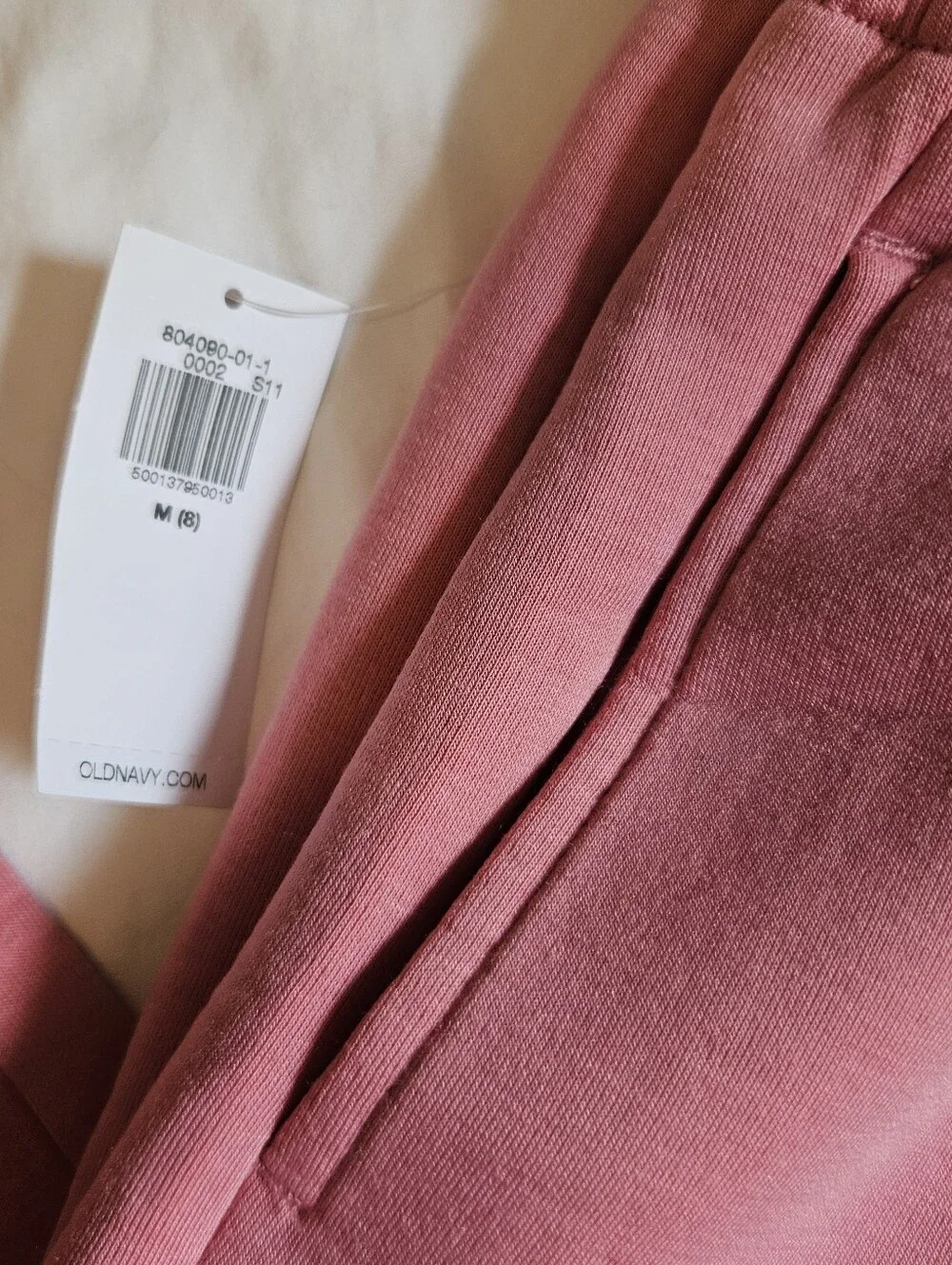 NWT OLD NAVY Girls 8 pink sweatpants Wide Leg